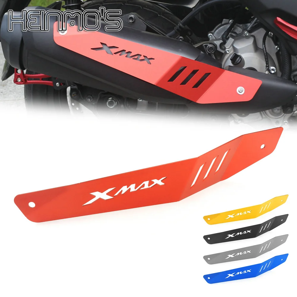 

2025 Exhaust Guard Exhaust Protector Scald Proof Lid Exhaust Cover For YAMAHA XMAX300 XMAX 300 Motorcycle Accessories