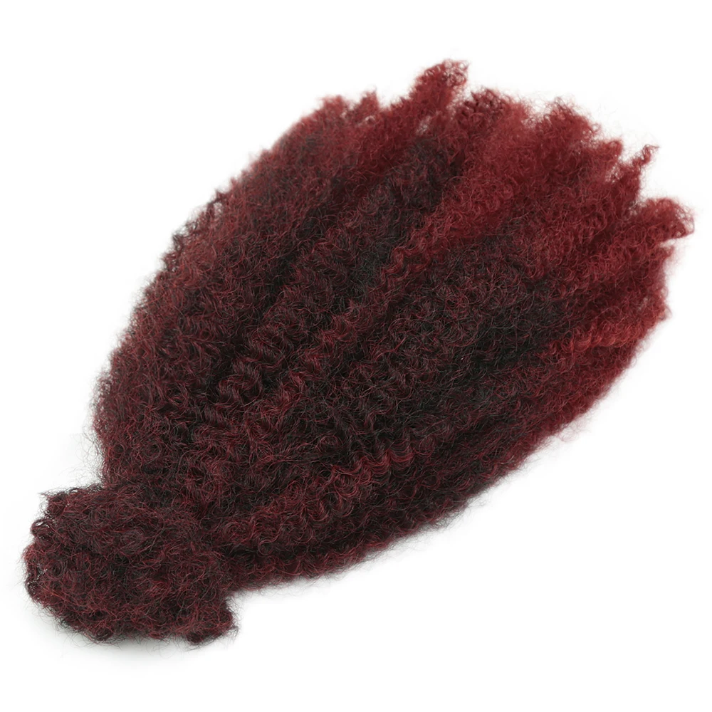 Alibaby 12 Zoll synthetisches Afro Kinky Twist Marley Häkelhaar vorgetrenntes Frühlings-Afro-Twist-Haar für Butterfly Locs Zöpfe