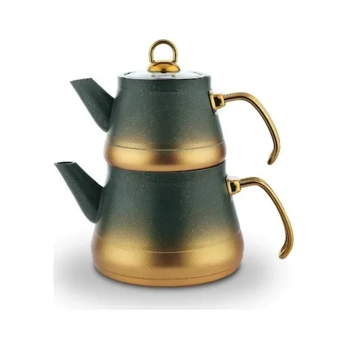 

Schafer Jupiter Fireproof Non-Stick 3 Piece Teapot-Green