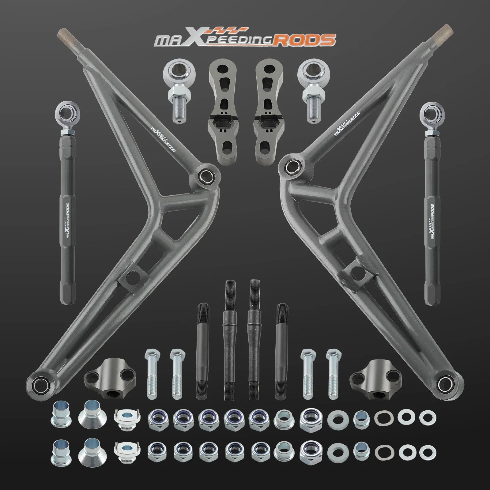 ذراع التحكم السفلي للتوجيه الأمامي طقم زاوية واسعة وصلة شريط التأثير لسيارات BMW E46 #1