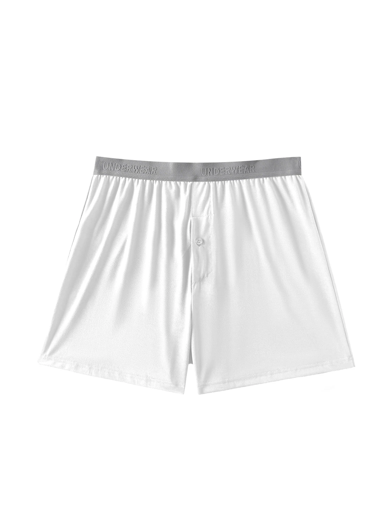 3-teiliges Set Herren-Shorts für alle Jahreszeiten, einfarbig, in großen Größen, bequeme und einfache flache Hosen, lässige Strandshorts – Detail 3