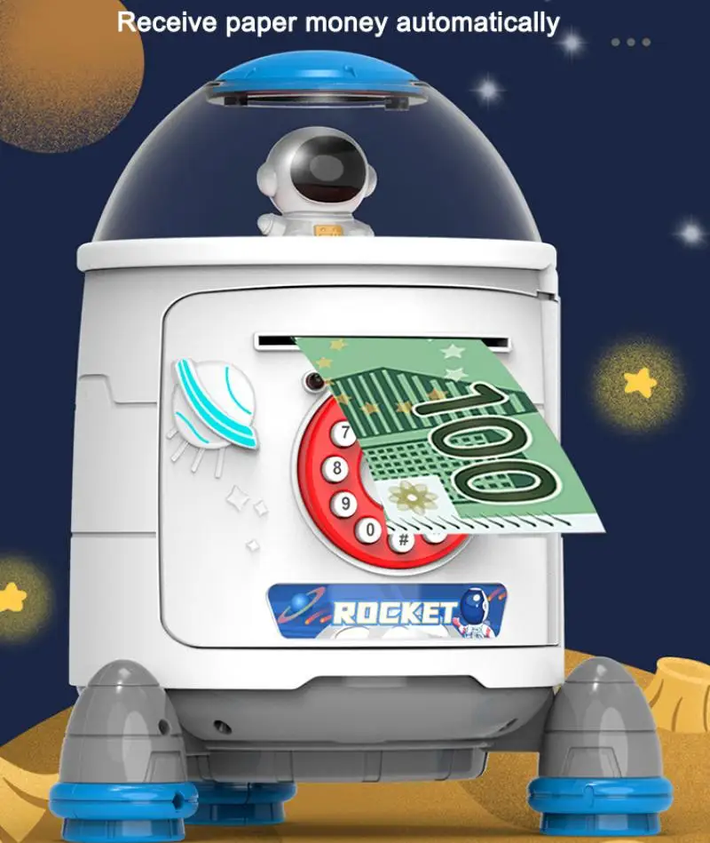 子供のための電気貯金箱,コインを保存するための教育玩具