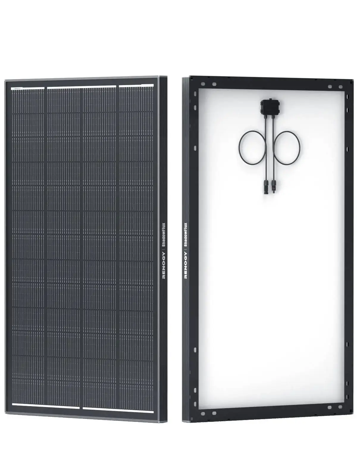 Renogy ShadowFlux N-Type Anti-Shading Solar Panels 200W 2-Pack, 25% High-Efficiency PV Modules for 12V/24V Systems, 2pcs Solar Panel Kit
