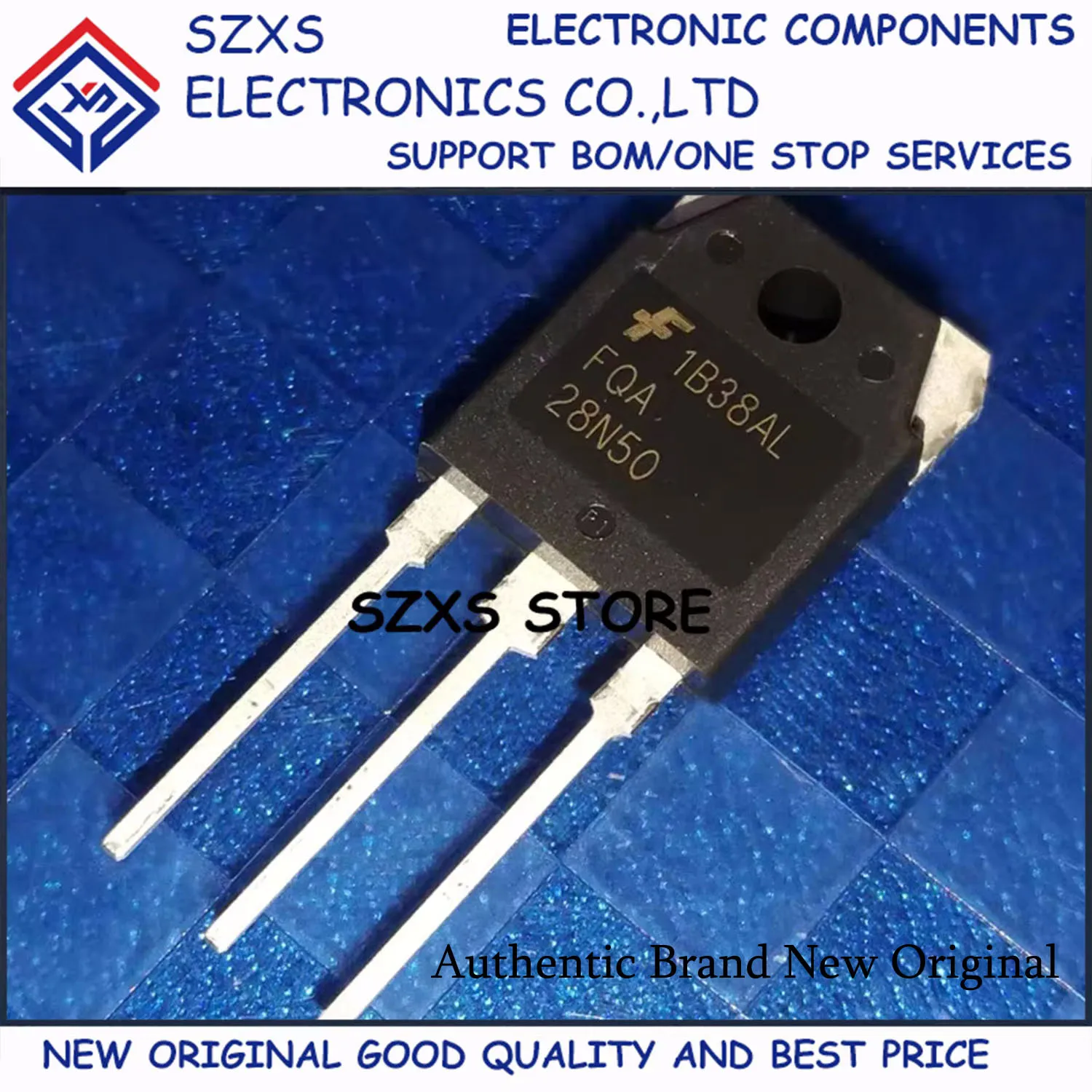 New Original 10Pcs FQA28N50 FQA90N15 FQA70N15 FQA38N30 FQA13N80 FQA40N25 FQA24N50 FQA70N10 FDA38N30 TO-3P Transistor In Stock