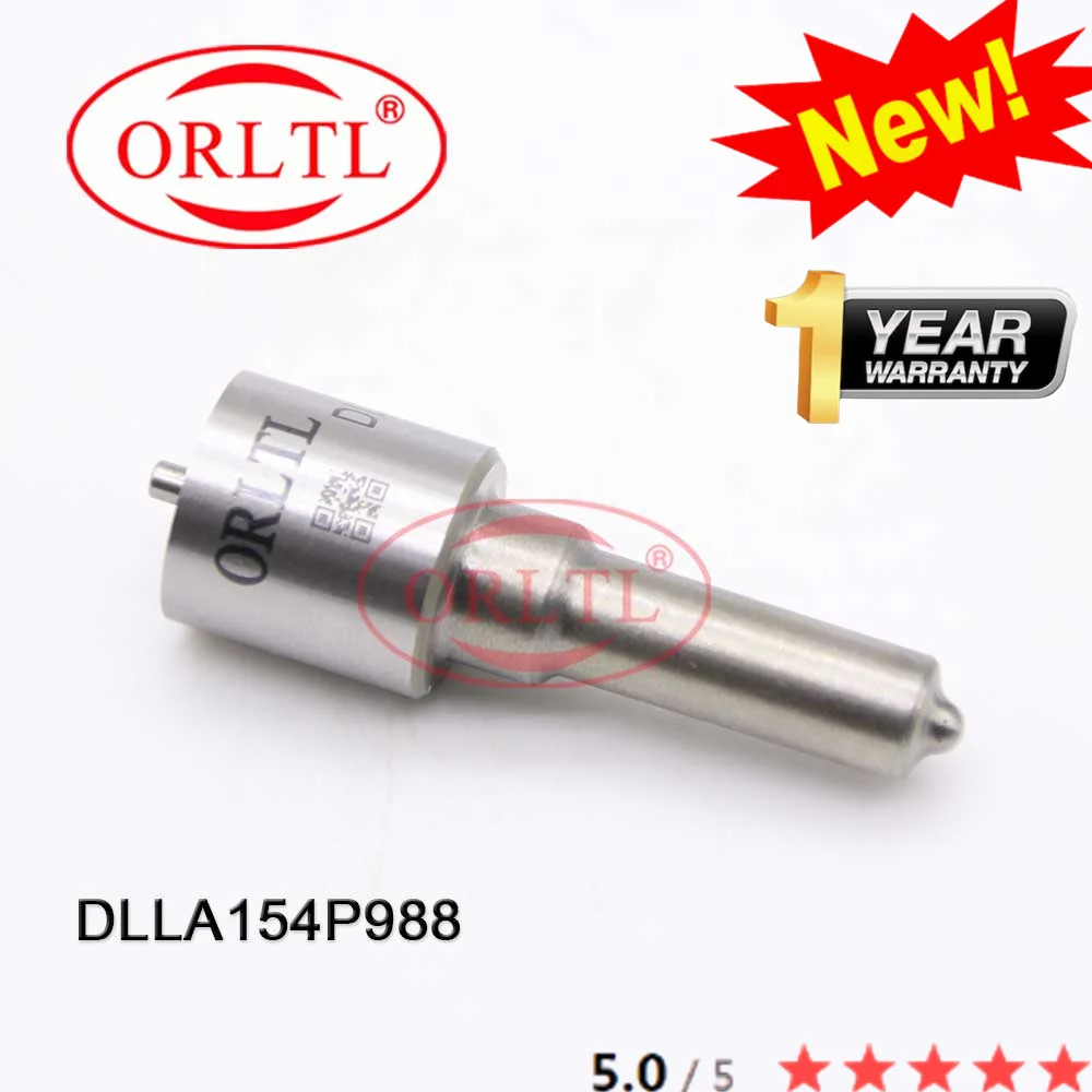 

ORLTL New DLLA154P988 Diesel Injector Nozzle DLLA 154 P 988 for 093400-9880 095000-7140 33800-52000 Injector