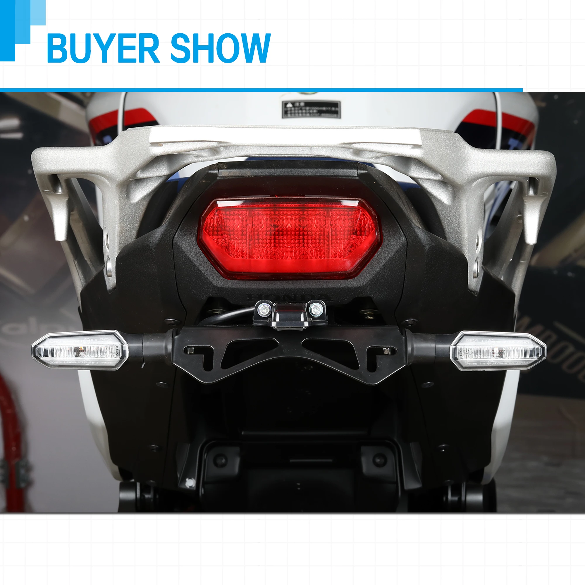 License Plate Holder For Honda CRF1100L Africa Twin CRF 1100 L Africa Twin ES 2020-2024 Motorcycle Tail Tidy Fender