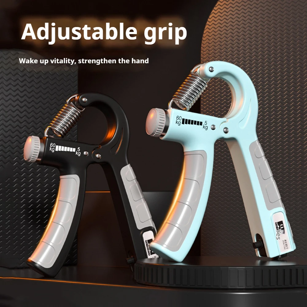 5-60Kg Hand Grip Wrist Training Finger Pinch Expander Grip Adjustable Resistance Hand Grip Strengthener