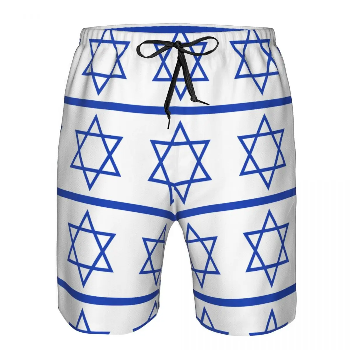 

Mens Swimwear Trunks Beach Board Shorts Swimsuits Mens Running Sports Surffing shorts Israel Flag Quick Dry