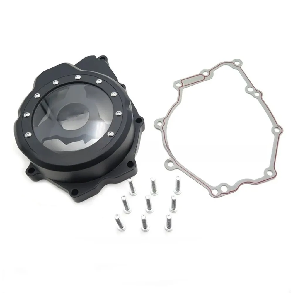 

For Yamaha YZF R6 YZFR6 YZF-R6 2006-2014 Left Crankcase Engine Stator Crankcase Cover See Through
