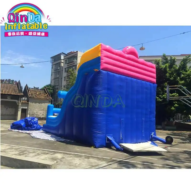판매용 인플레이터블 드라이 슬라이드 어린이용 인플레이터블 슬라이드 슬라이드가 있는 인플레이터블 바운서