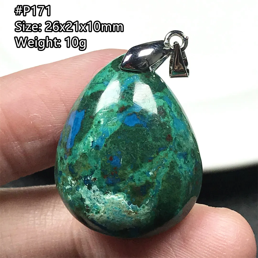 

Natural Green Blue Azulite Malachite Lapis Lazuli Crystal Pendant For Woman Man Royal Gift Beads Gemstone Rare Jewelry AAAAA