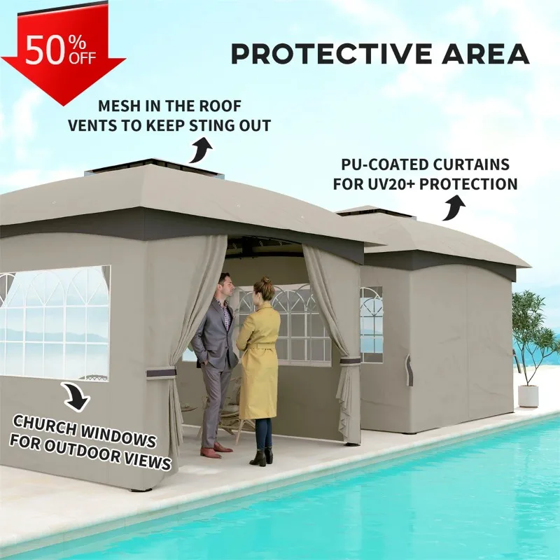 

Outdoor Gazebo Tent Exterior Roof Doors Garden Shelters Carport Pavilion Gazebos Outdoor Rain Canopy Exterior Door Marquee