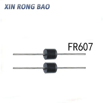 20PCS FR607 6A 1000V Fast Recovery Diodes