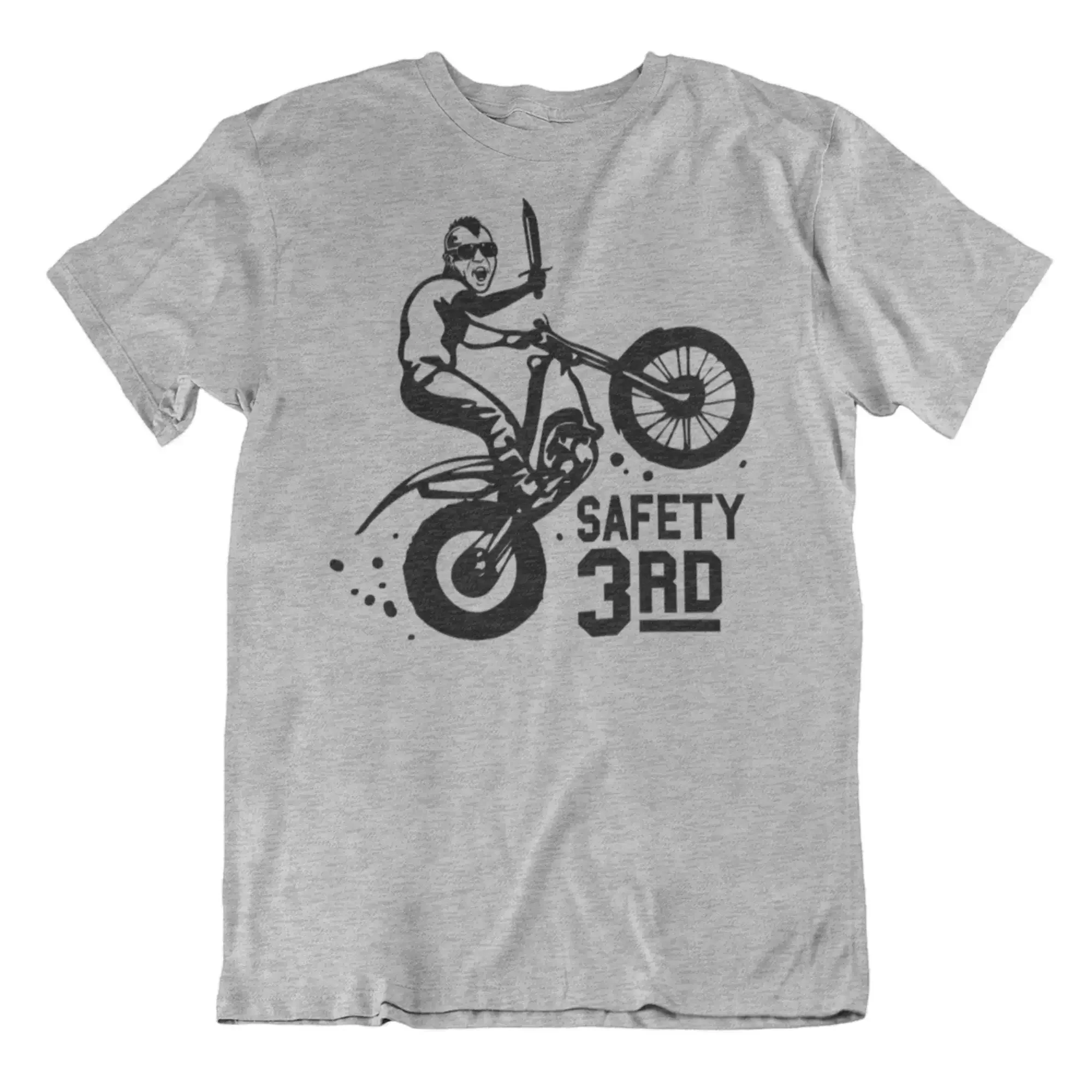 Safety Third T Shirt Funny Mens s Novelty Dirtbike
