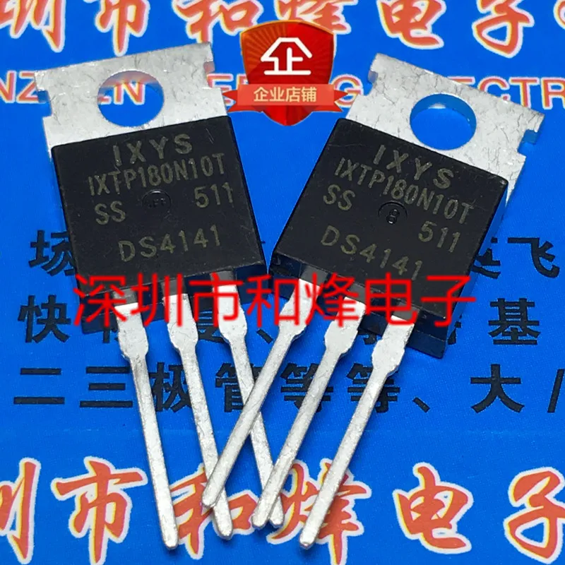 

30pcs original new IXTP180N10T TO-220 100V 180A