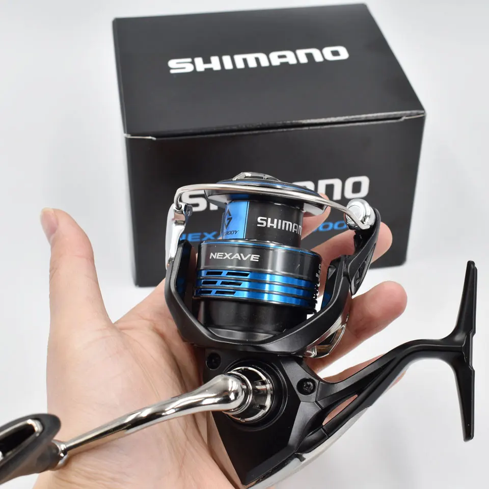 SHIMANO NEXAVE 낚시 릴 5.0:1/5.2:1/5.8:1/6.2:1 3 + 1BB 1000-C5000HG 스피닝 낚시 릴 AR-C 스풀 해수/담수, 신제품