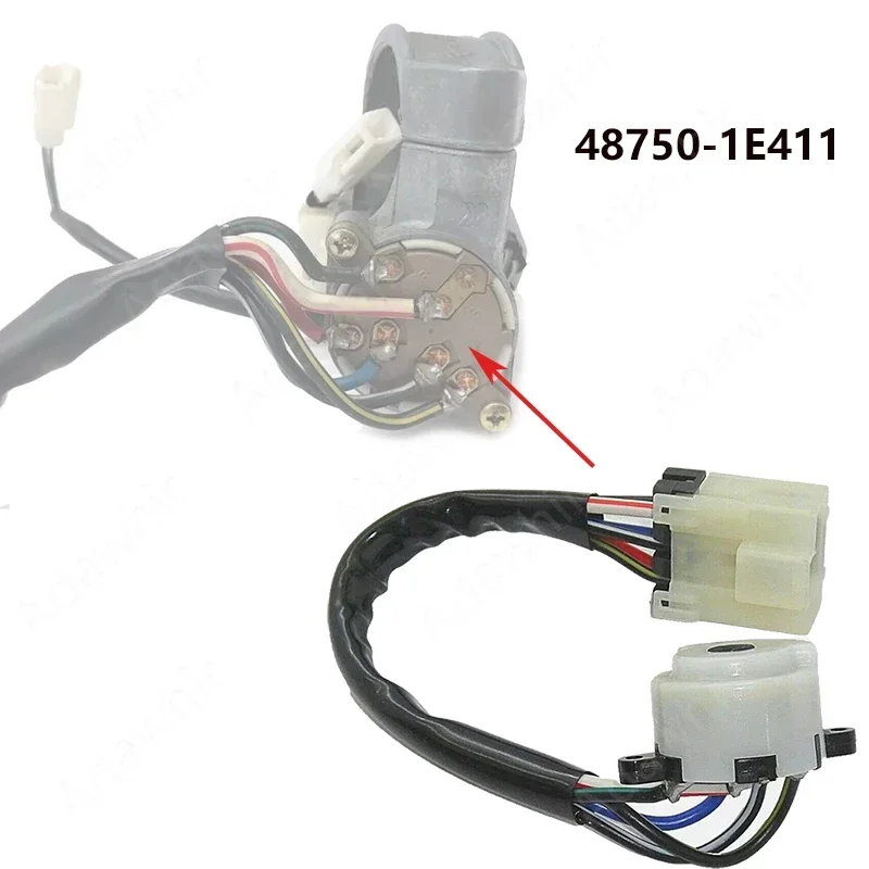 48750-1E411 487501E411 Ignition Starter Switch Fits For Nissan 1993-2001 Altima 1996-1999 Infiniti I30  487502M00