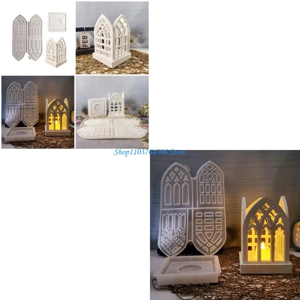 

Sturdy Gothics Styles Silicone Mold Set Accessory for Creating Gothics Styles Wall Decorations and Holders