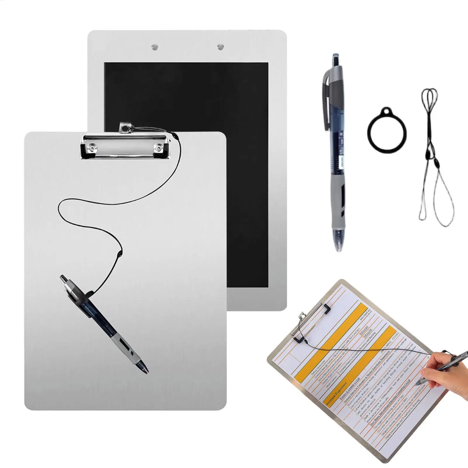 magnetic-clipboard-with-pen-portable-document-holder-2-piece-hardcard-nurse-paper-clipboards-for-women-teacher-nurse-student