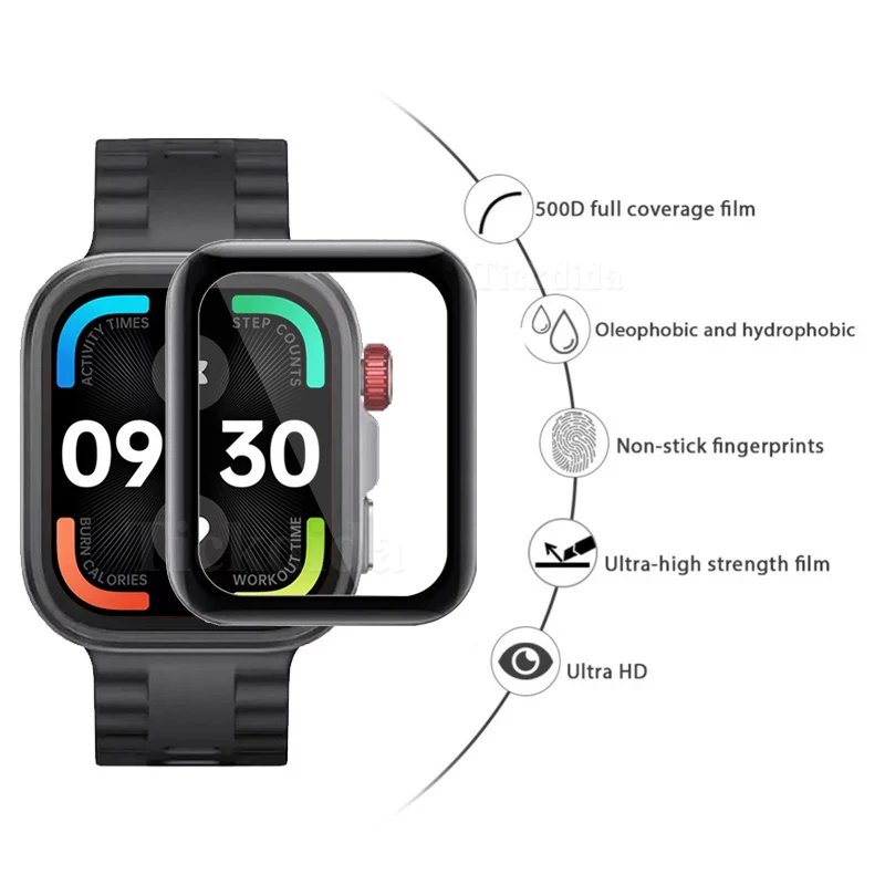 3 шт. защитная пленка для Huawei Watch Fit 4 Pro Fit4, полноэкранная мягкая пленка для Huawei Watch Fit 4, не закаленное стекло