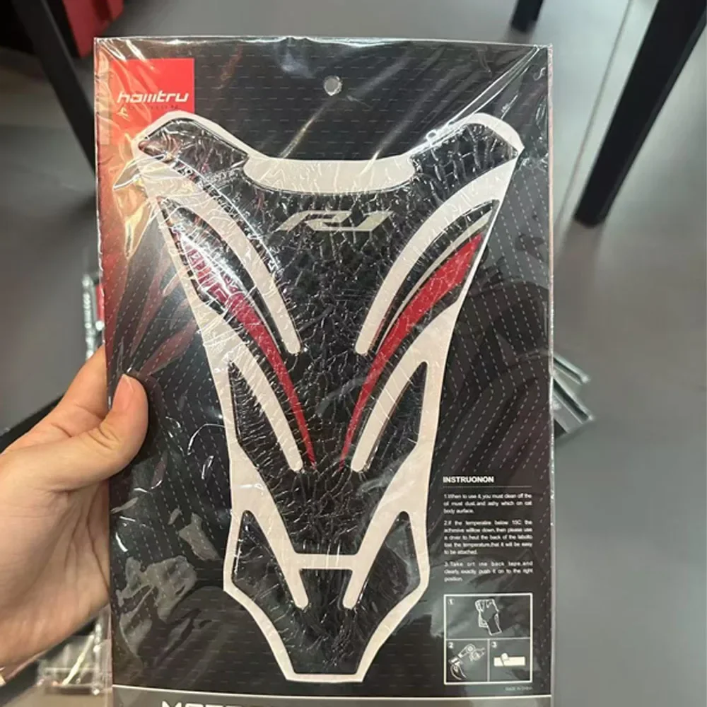 

for Yamaha YZF-R6 R6 Annual 3D Carbon Fiber Appearance Motorcycle Fuel Tank Mat Decorative Stickers