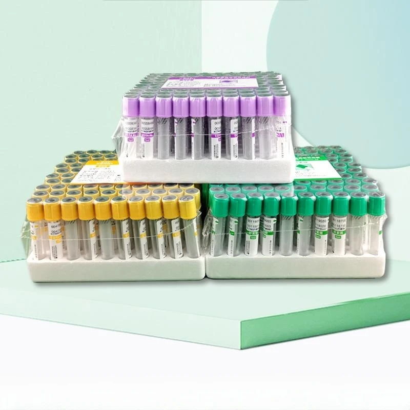 멸균 진공 혈액 수집 튜브, 1:9 혈액 샘플 수집 용기, 구연산 나트륨 첨가제, 10 ml, 100 / PK