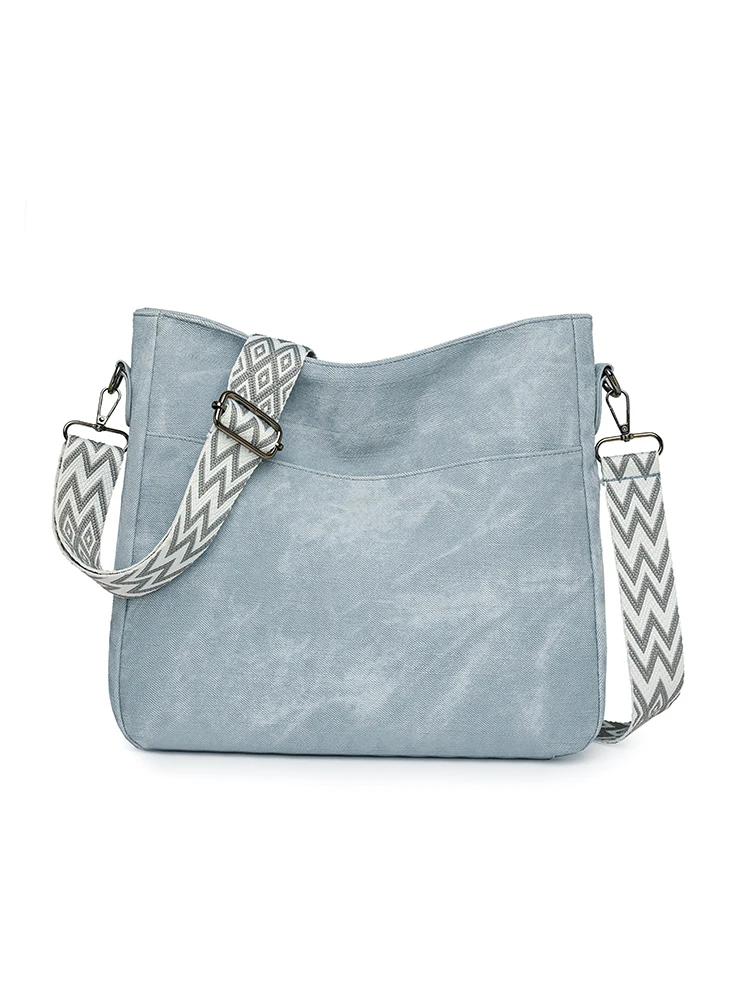 

Handbag from china. Retro fashion large-capacity bag female 2025 new commuter shoulder bag popular simple leisure shoulder bag.