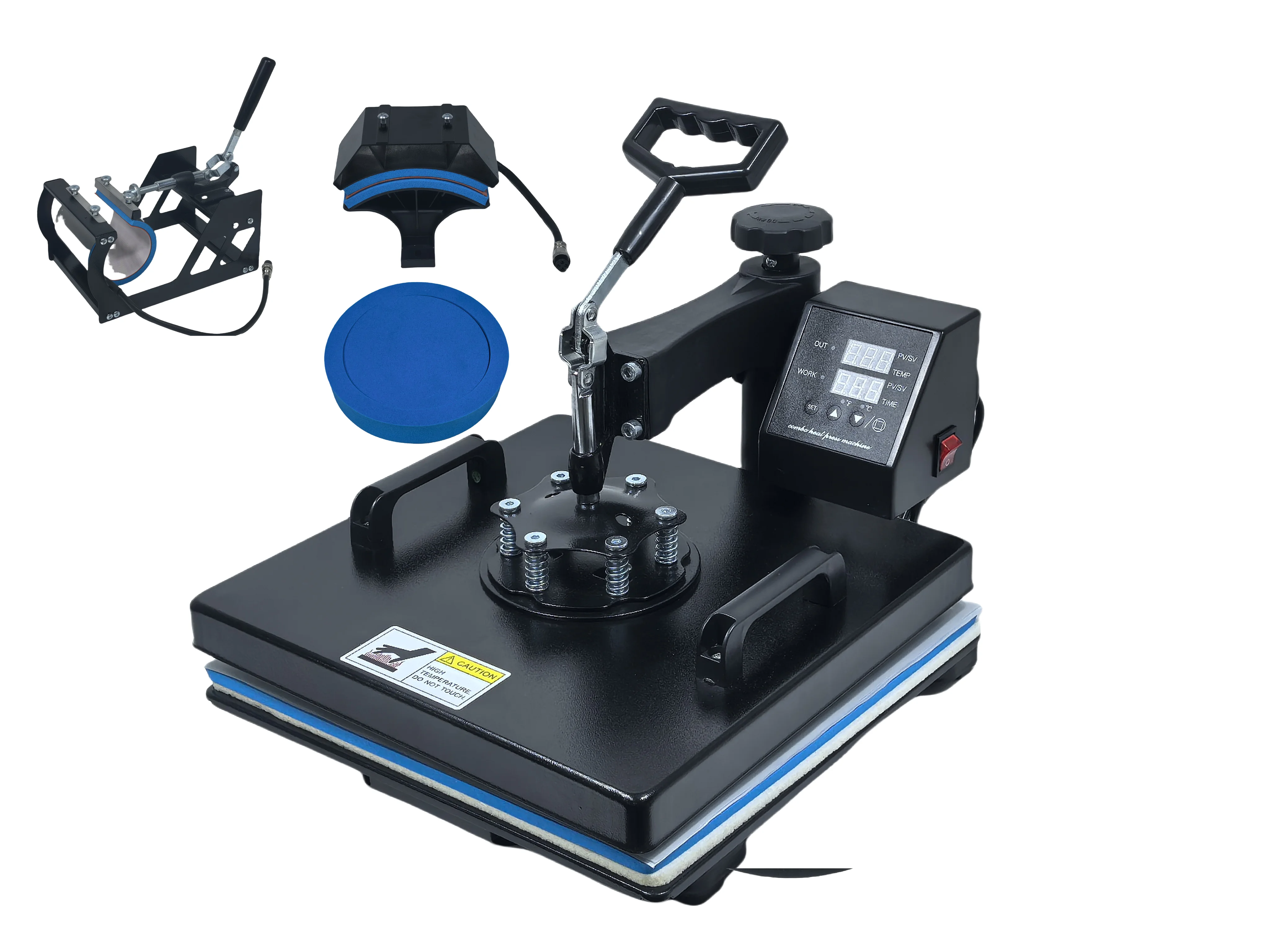 

5 In 1 Multifunction 38*38cm Heat Press Machine Combo Heat Transfer Machine