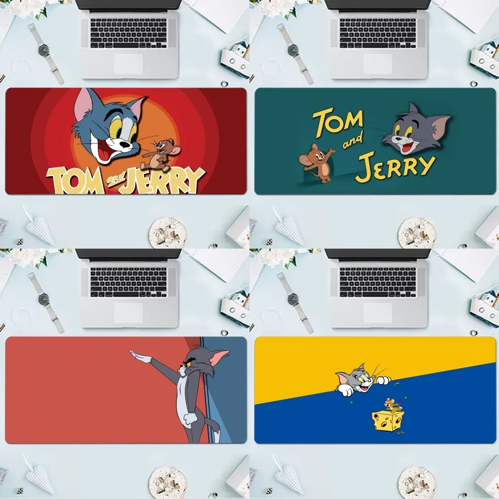 Tom and Jerry Mousepad Large Gaming Compute Gamer PC Keyboard Mouse Mat