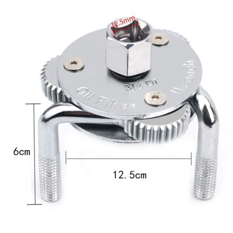 1 компл. круглый трехкулачковый ключ для масляного фильтра, инструмент для снятия двухстороннего треходового ключа для фильтра, инструмент для ремонта автомобиля
