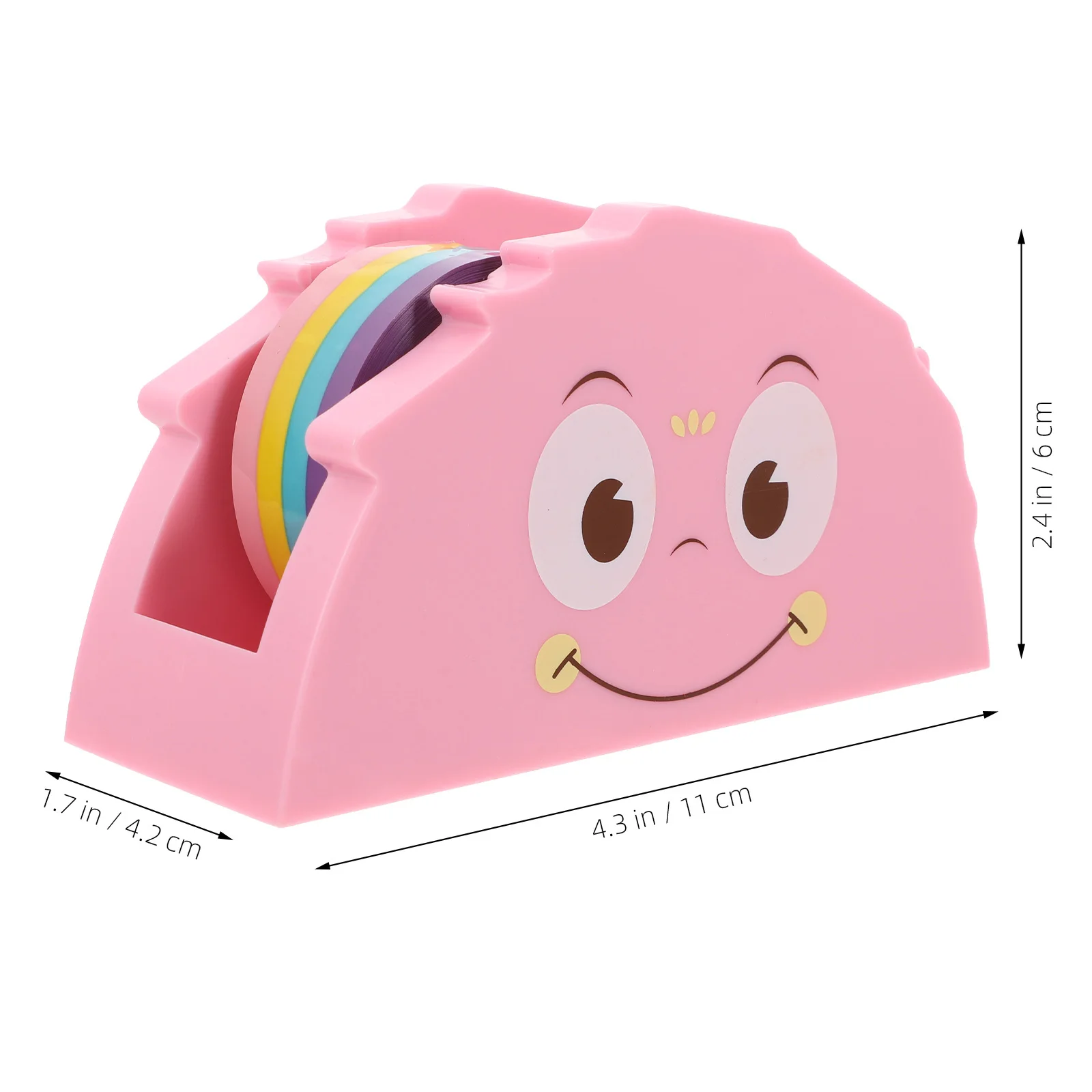 1Set Small Animal-Shaped Tape Dispenser for Kids School Office Desk Fun Novelty Holder Washi Tape Storage Portable Refillable