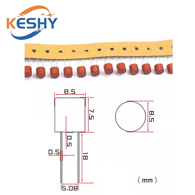 Fusibles cylindriques en plastique 392 carrés 382, 10 pièces, T500mA 0,5a 1A 1,6a 2A 2,5a 3,15a 4A 5A 6,3a 8A 250V, carte d'alimentation pour TV LCD couramment