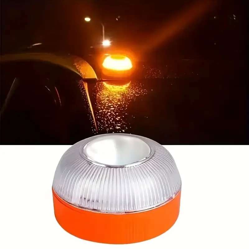 

Светодиодный автомобильный аварийный фонарик, магнитная индукционная стробоскопическая лампа, маяк, аксессуар безопасности, стробоскопическая сигнальная лампа