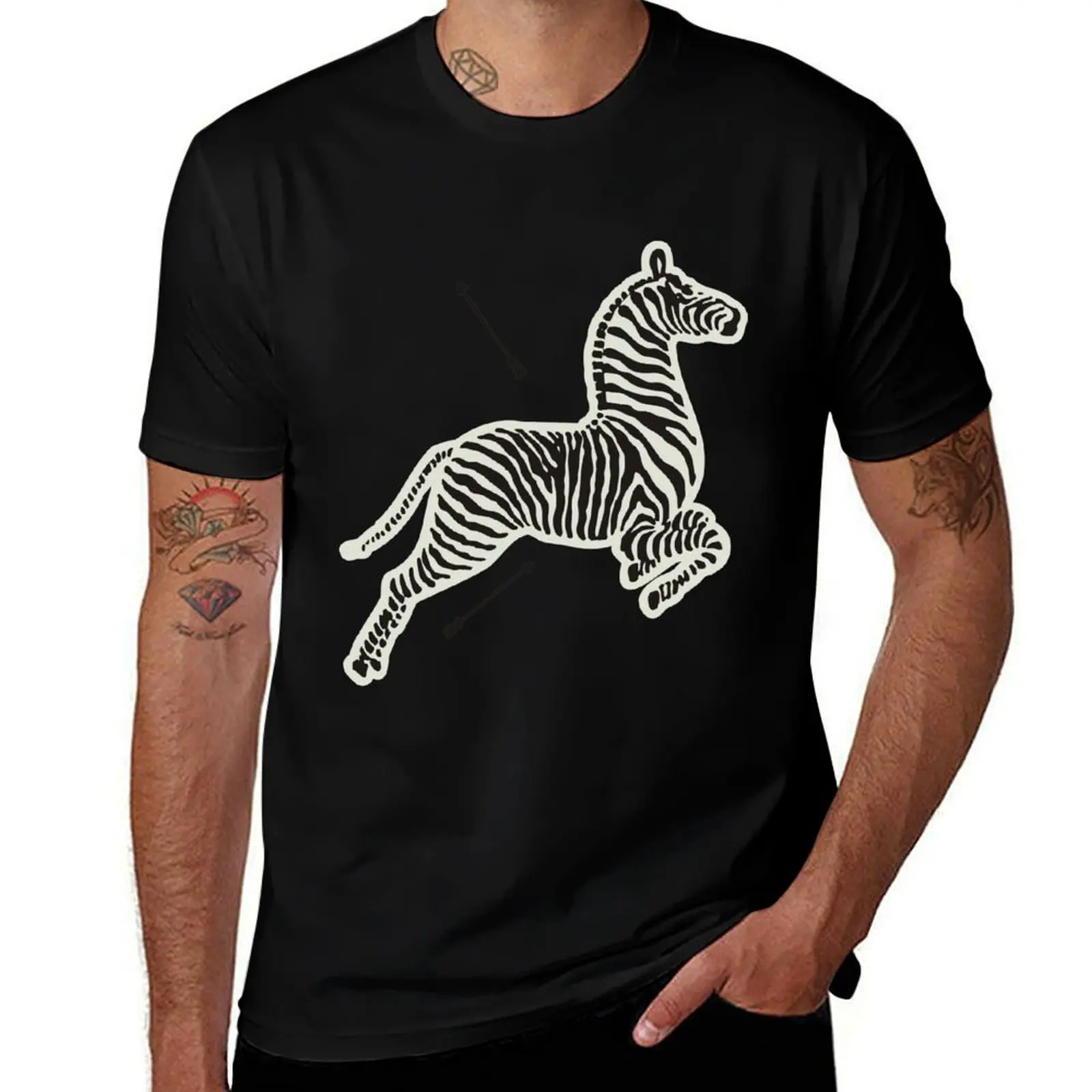 Margot Tenenbaum Zebra Wallpaper Wes Anderson T-Shirt Breathable Lightweight Summer Top T-Shirt