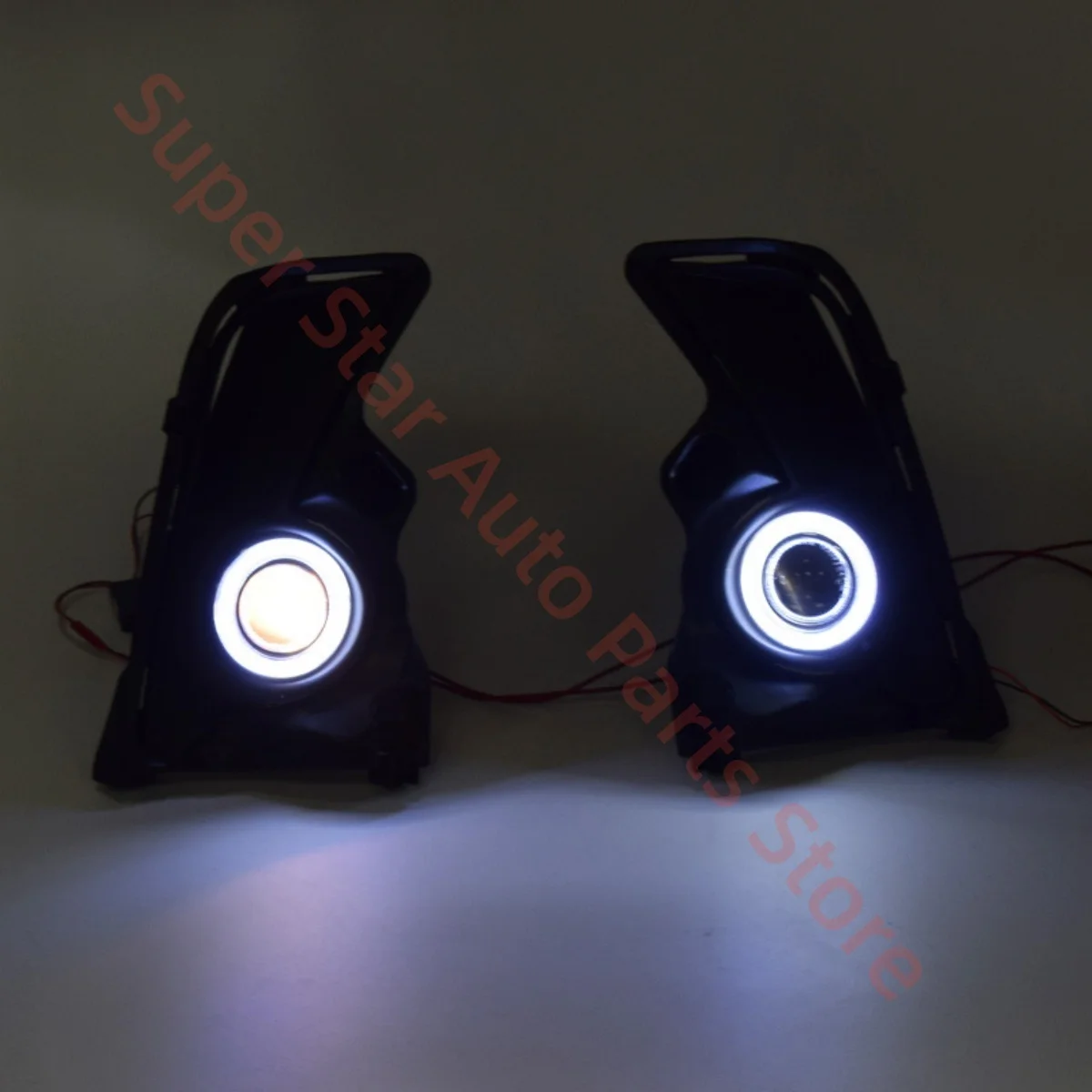 For Toyota Highlander 2018-2020 Special use LED Daytime running light Modification Eyes of angels Lens Fog lamp Automobile parts