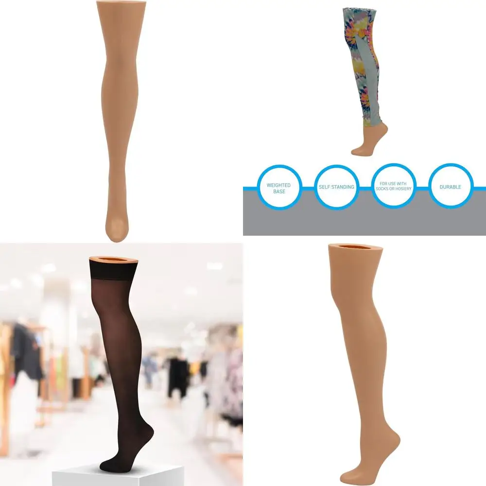 

Женская пластиковая нога-манекен на высоком каблуке, 26 см высотой - для демонстрации женской обуви