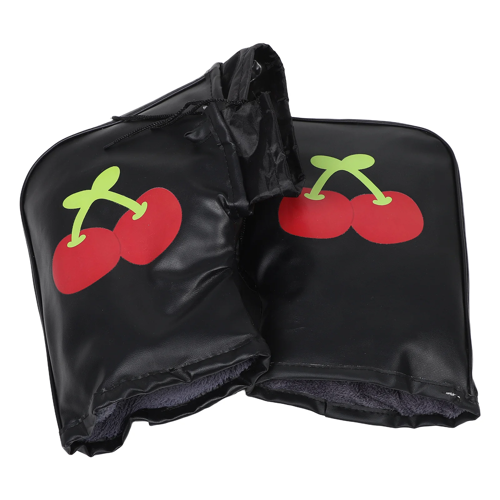 

1 Pair Motorcycle Handlebar Covers Windproof Waterproof Warm Lined Mittens For Snowmobile Atv Electric Bike Winter Riding