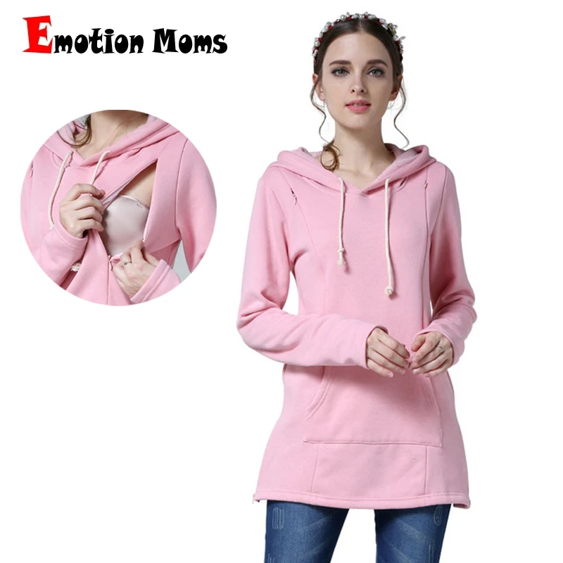 New Winter Pregnancy Maternity Clothes Loose Tops for Pregnant Women Breastfeeding Hoodie Sweater Maternity T-Shirts