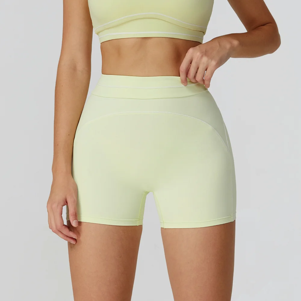 High Waisted Yoga Shorts Women's Sports Legging Shorts Cycling Jogging Fitness Pants High Elasticity Hip Lifting Sports Shorts