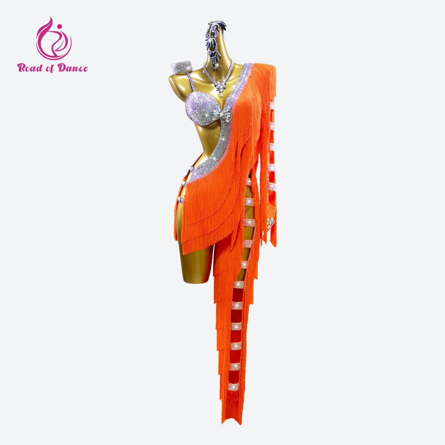 

Latin Dance Suit Women's Match Prom Dress Kids 2025 Girls Competition Costumes Cabaret Stage Clothes Elegant Party Short Clothes