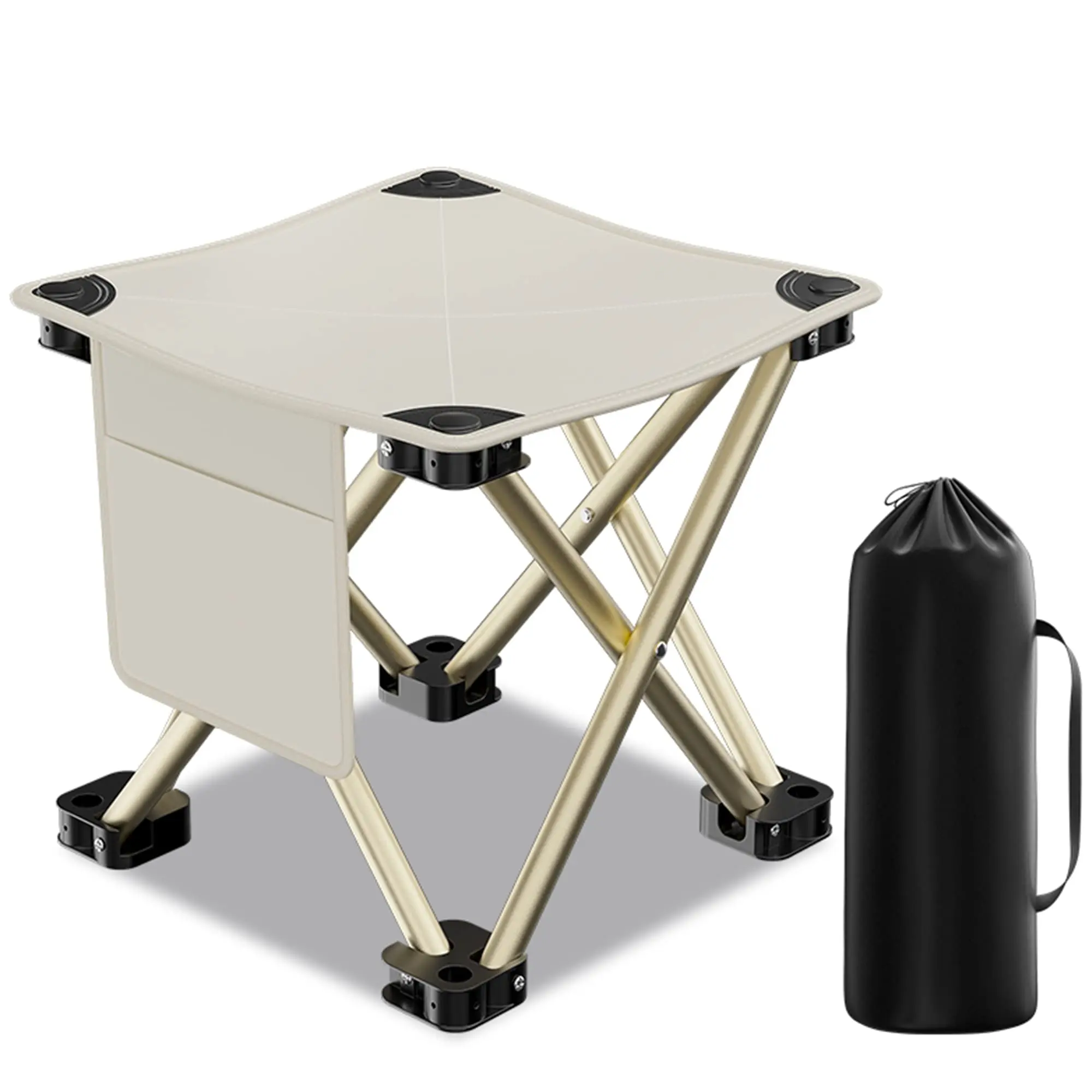 

Camping Stool，Portable Folding Stool.Lightweight Stool for Adult Fishing Outdoor Walking Beach Picnics