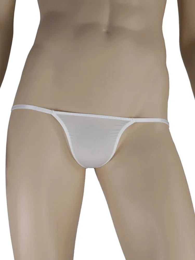 Bikini Men Sexy Thong Man Low-Rise Briefs T-Back G-String See Through Mesh Underwear Man Erotic Panties Bare Butt Underpants