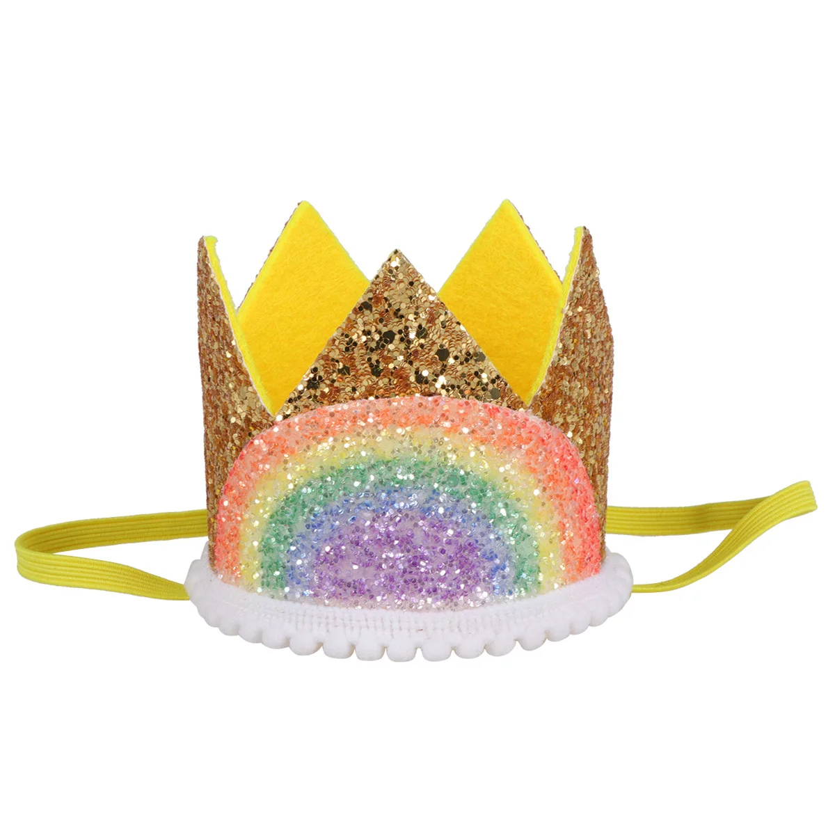 

Hairband Kids Lightweight Birthday Party Hat Photo Crown Headdress Prop Baby Shower Decor Crown Headdress
