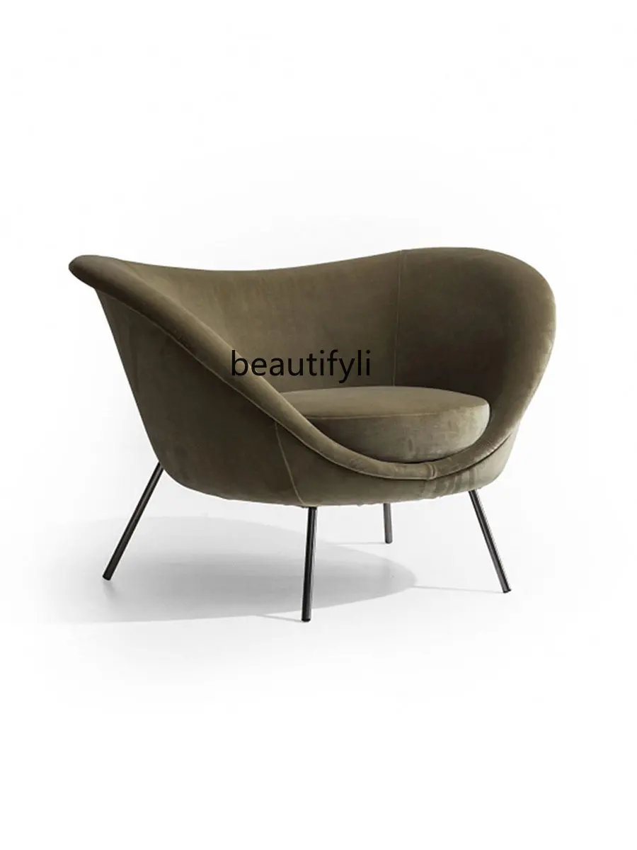 

zq Italian Minimalist Light Luxury Chair Living Room Home Leisure Chair Love Chair Single Lounge Sofa Chair