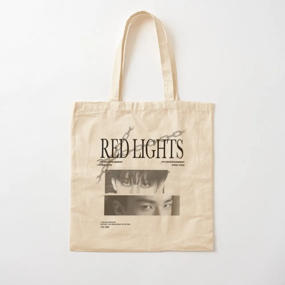 

Red Lights Tote Bag supermarket folding bag canvas bags Candy bags