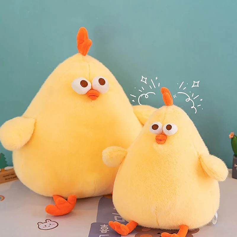 25/45CM  Yellow Chick Doll Soft Stuffed Animal Chicken Plush Toys Pillow Comfort Cushion Gift For Children Home Decor