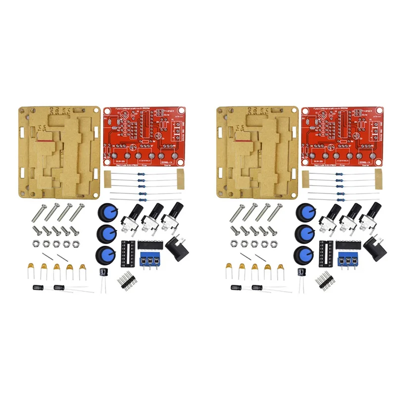 

BTLIFE-2X XR2206 Высокоточный генератор сигналов DIY Kit Синус Треугольник Квадратные волны 1 Гц 1 МГц Диапазон частоты Регулируемый