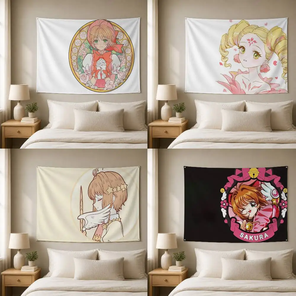 Cardcaptor Sakura Decorative Wall Flag Banner for Home Garden Garage Indoor Outdoor Decor
