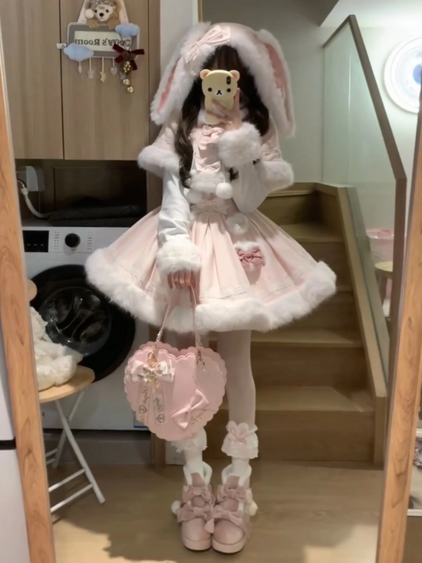 cute coat dress Plush Autumn Winter New Style Girl's Hooded Jacket Waist Cinching Knot Strap Two Piece Set Size:Us Size 12 midi formal dress coat dresses for weddings Metallic V-Neck Evening Sleeveless Length Measured Flat= 33Self