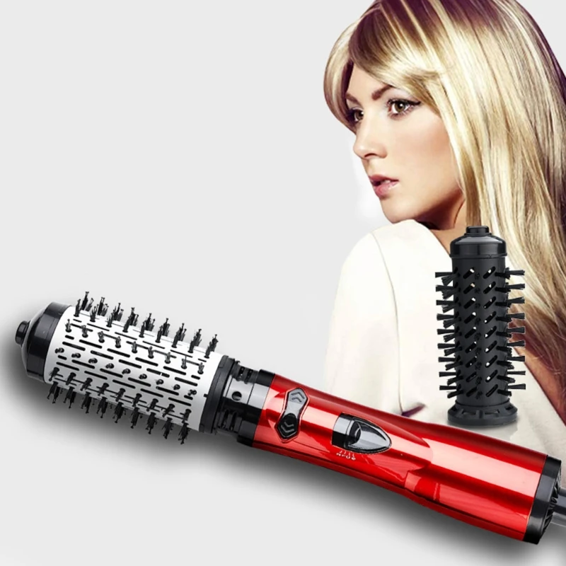 Professional Hair Dryer Brushes Electric Blow Rotating Hot Air Comb For Curler Straightener Negative Ionic Hair Dropshipping